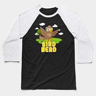 Bird Nerd Birding Baseball T-Shirt